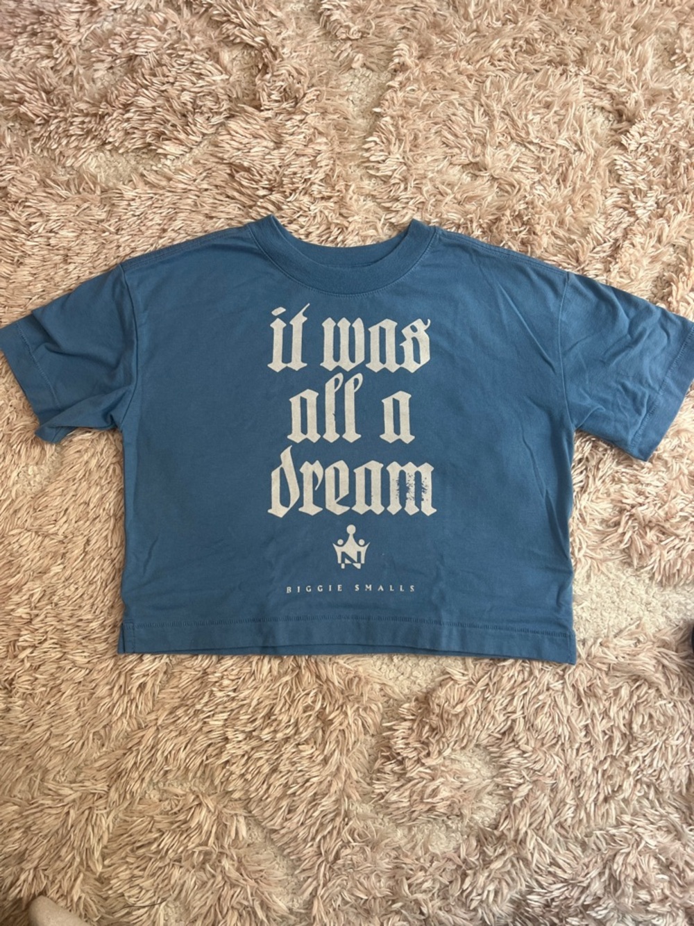 Gap Kids "It Was All a Dream" Blue Graphic Tee